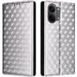 Чехол Deexe Rhombus Book для Xiaomi Poco X8 Pro Max - Silver (408901S)