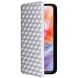 Чехол Deexe Rhombus Book для ZTE Nubia V70 Design - Silver (381900S). Фото 6 из 10