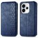 Чехол Deexe Rhombus Wallet для OPPO Reno 15 Pro - Blue (405639L). Фото 1 из 8