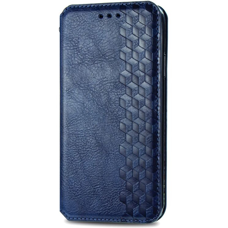 Чехол Deexe Rhombus Wallet для Realme 16 Pro - Blue (428031L) Чехол Deexe Rhombus Wallet для Realme 16 Pro - Blue: фото 5 из 9