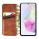 Чехол Deexe Rhombus Wallet для Samsung Galaxy A35 (A356) - Brown (348086Z). Фото 2 из 6