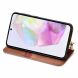 Чехол Deexe Rhombus Wallet для Samsung Galaxy A35 (A356) - Brown (348086Z). Фото 3 из 6