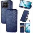Чехол Deexe Rhombus Wallet для Xiaomi 17T Pro - Blue (422319L)