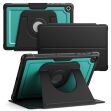 Чехол Deexe Urban Rotary для Samsung Galaxy Tab A9 Plus / Tab A11 Plus (X230/236/X210/216) - Dark Green (339261BG)