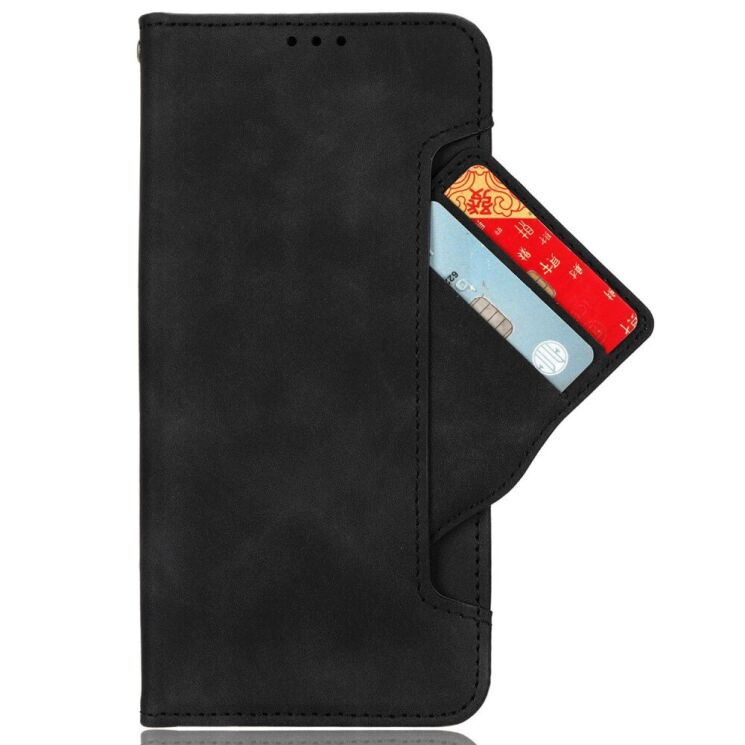 Чехол Deexe Wallet Stand для Honor X6a - Black: фото 2 из 7
