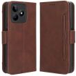 Чехол Deexe Wallet Stand для Realme C53 / C51 / Note 50 - Brown (338642Z)