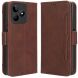 Чехол Deexe Wallet Stand для Realme C53 / C51 / Note 50 - Brown (338642Z). Фото 1 из 7