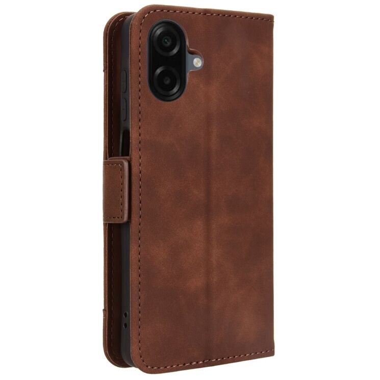 Чехол Deexe Wallet Stand для Samsung Galaxy A07 (A075) - Brown: фото 7 из 15