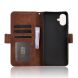 Чехол Deexe Wallet Stand для Samsung Galaxy A07 (A075) - Brown (384538Z). Фото 4 из 15