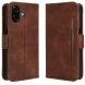 Чехол Deexe Wallet Stand для Samsung Galaxy A07 (A075) - Brown (384538Z). Фото 1 из 15
