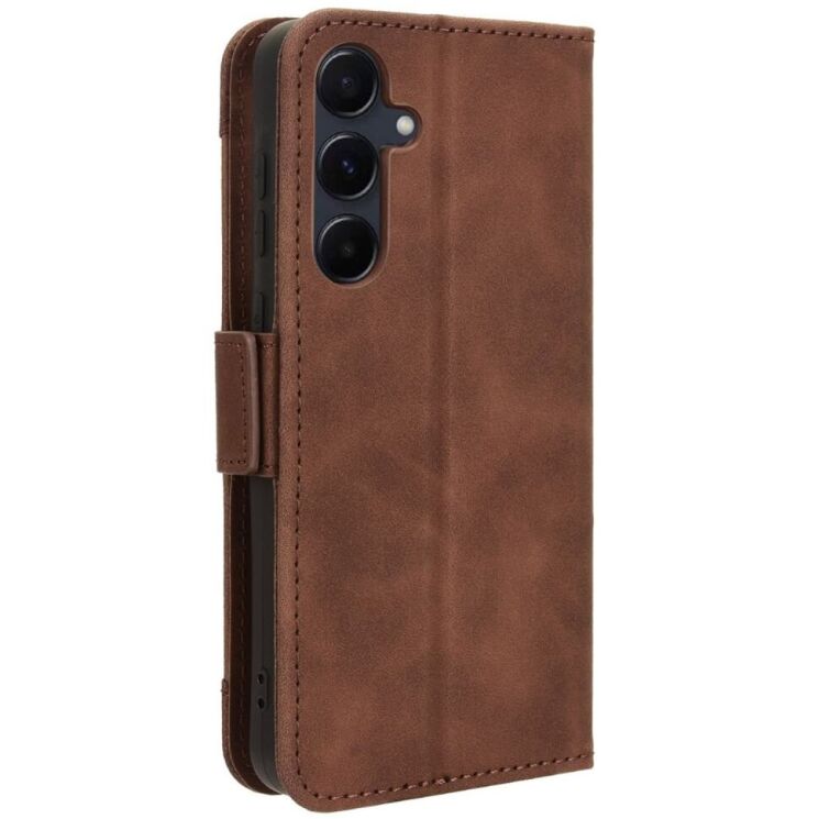 Чехол Deexe Wallet Stand для Samsung Galaxy A35 (A356) - Brown: фото 7 из 7