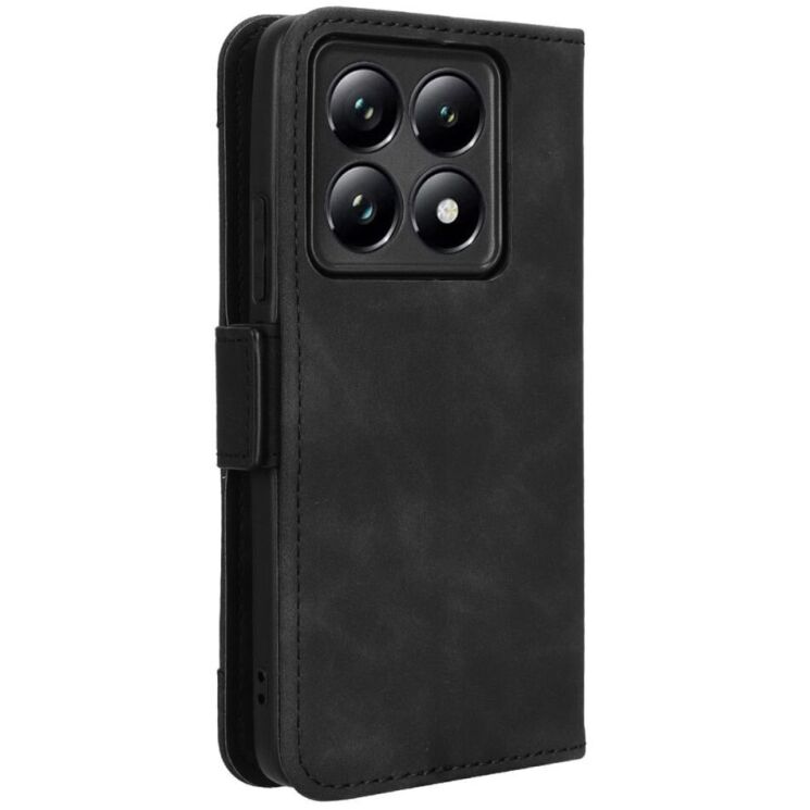 Чехол Deexe Wallet Stand для Xiaomi 14T - Black: фото 6 из 7