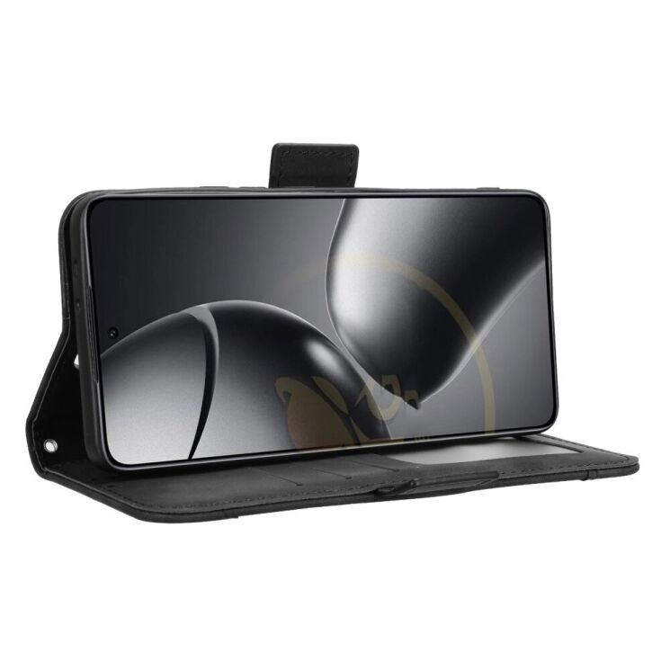 Чехол Deexe Wallet Stand для Xiaomi 14T - Black: фото 4 из 7