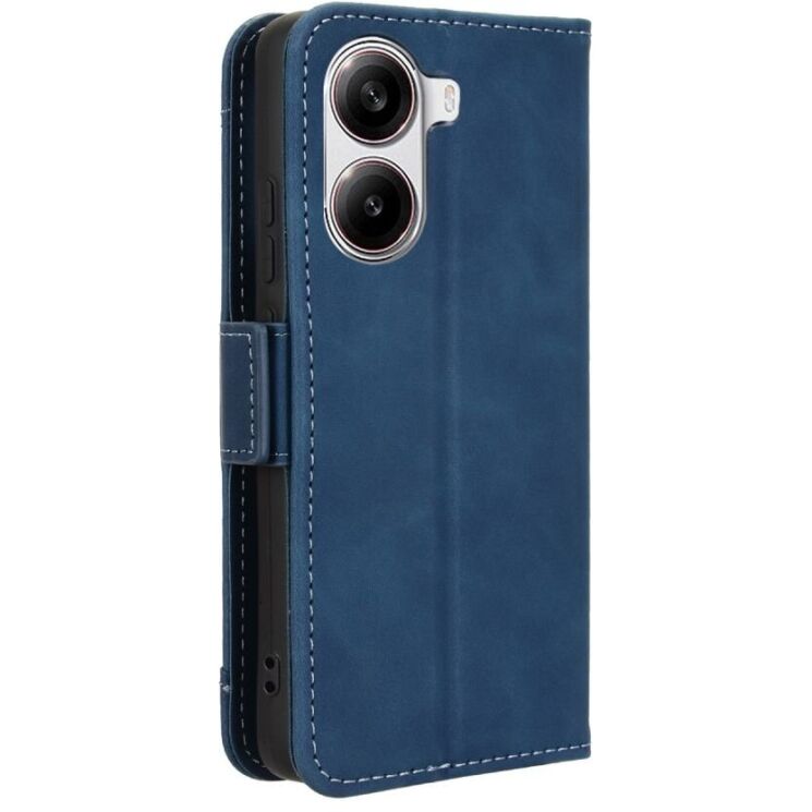 Чохол Deexe Wallet Stand для Xiaomi Poco X7 Pro - Blue: фото 6 з 7