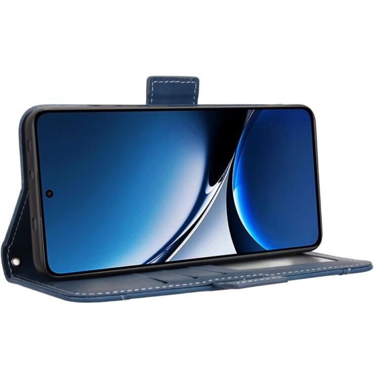 Чохол Deexe Wallet Stand для Xiaomi Poco X7 Pro - Blue: фото 5 з 7