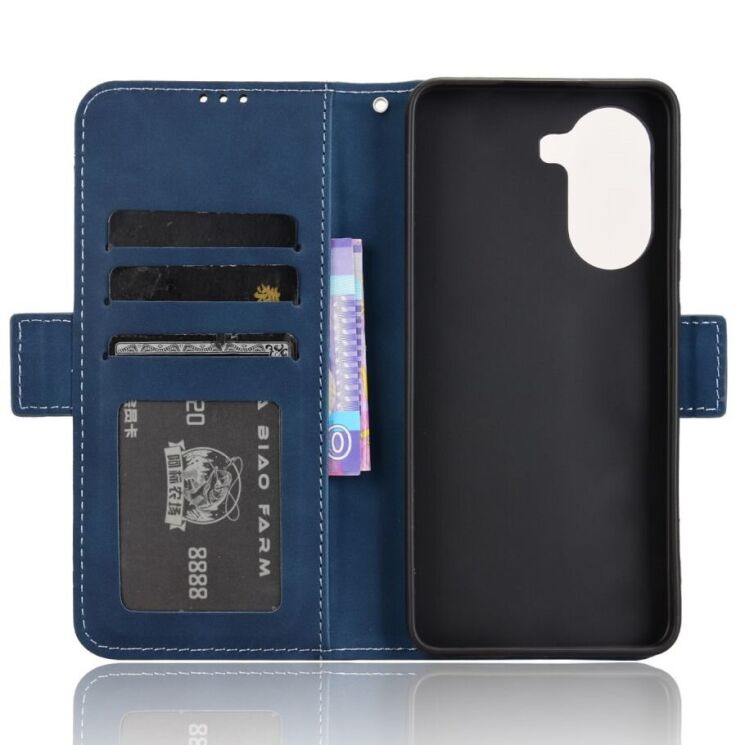 Чохол Deexe Wallet Stand для Xiaomi Poco X7 Pro - Blue: фото 4 з 7