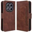 Чохол Deexe Wallet Stand для Xiaomi Redmi Note 14 Pro - Brown (373529Z)