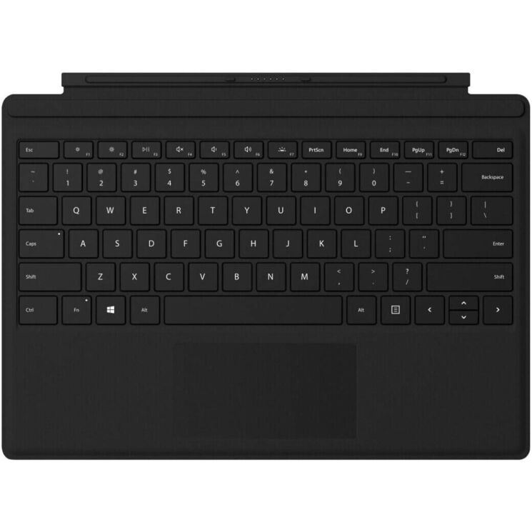 Чехол-клавиатура Type Cover Keyboard with Fingerprint для Microsoft Surface Pro 7 Plus / 7 / 6 / 5 / 4 / 3 (GKG-00021) - Black: фото 1 из 6