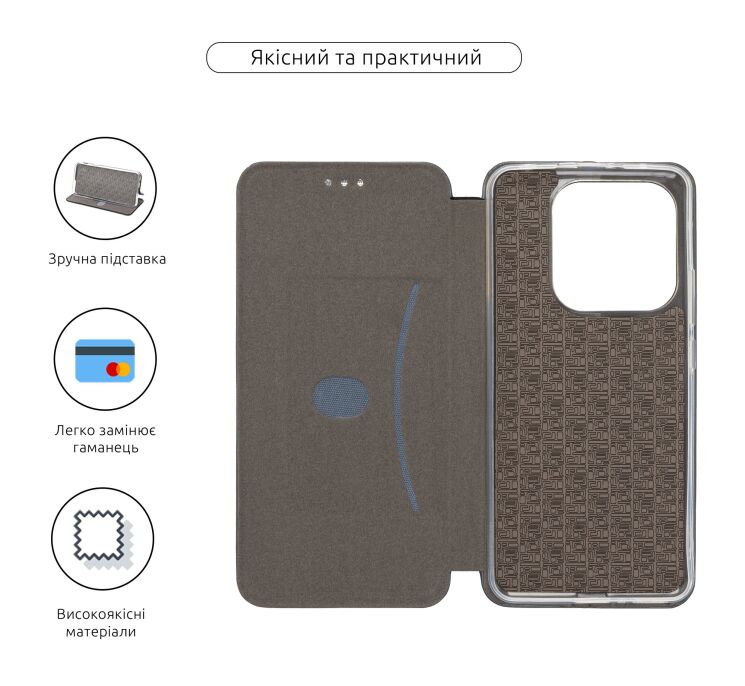 Чехол-книжка ArmorStandart G-Case для Xiaomi Redmi Note 14 5G - Blue: фото 3 из 3