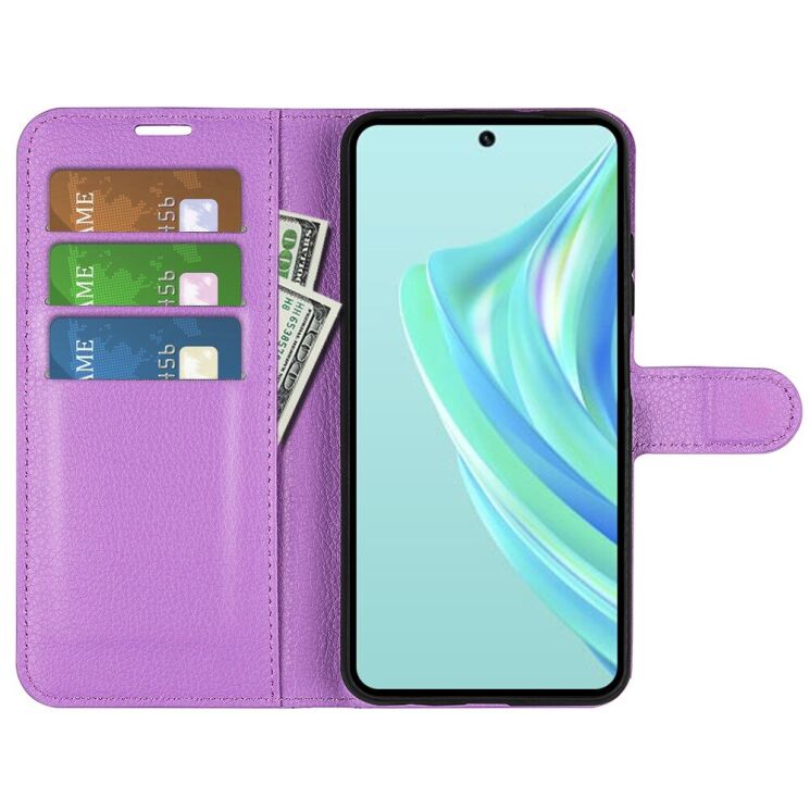 Чехол-книжка Deexe Book Type для Infinix Hot 20i (X665E) - Purple: фото 2 из 8