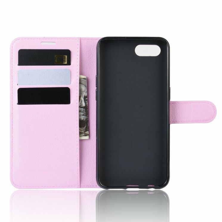 Чехол-книжка Deexe Book Type для Realme C2 - Pink: фото 3 из 6