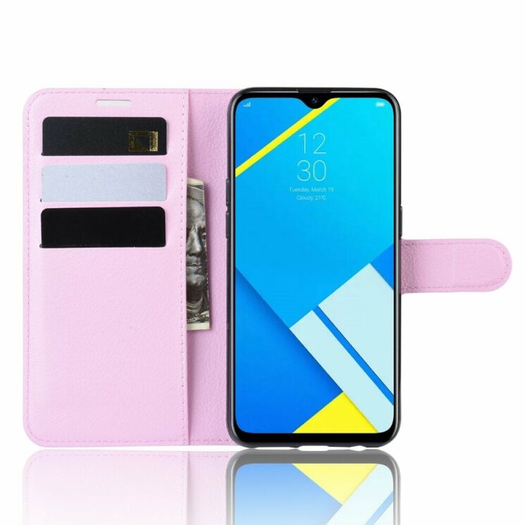 Чехол-книжка Deexe Book Type для Realme C2 - Pink: фото 4 из 6