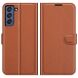 Чехол-книжка Deexe Book Type для Samsung Galaxy S21 FE (G990) - Brown (230627Z). Фото 2 из 8