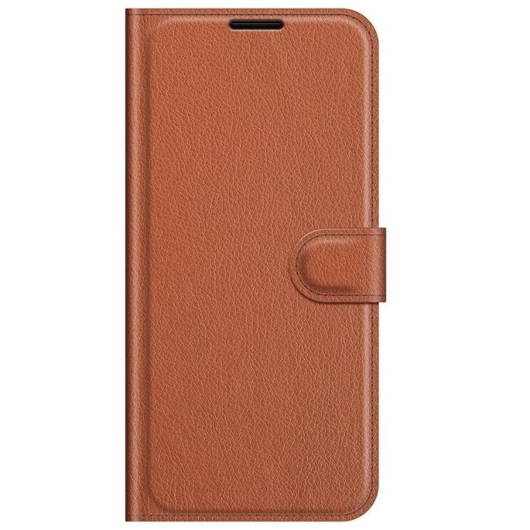 Чехол-книжка Deexe Book Type для Samsung Galaxy S21 FE (G990) - Brown: фото 3 из 8