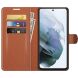 Чехол-книжка Deexe Book Type для Samsung Galaxy S21 FE (G990) - Brown (230627Z). Фото 5 из 8