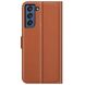 Чехол-книжка Deexe Book Type для Samsung Galaxy S21 FE (G990) - Brown (230627Z). Фото 4 из 8