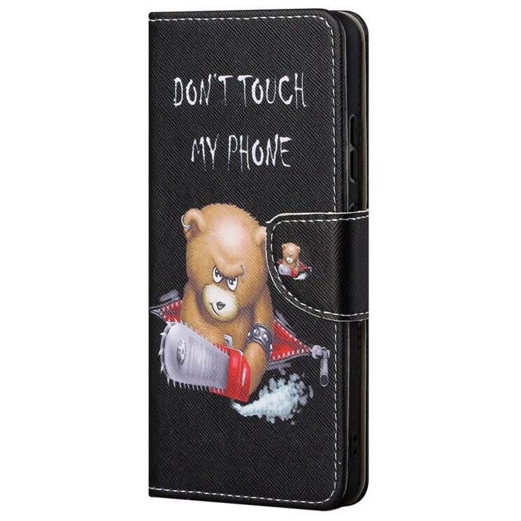 Чехол-книжка Deexe Color Wallet для Motorola Edge 20 - Bear: фото 2 из 6