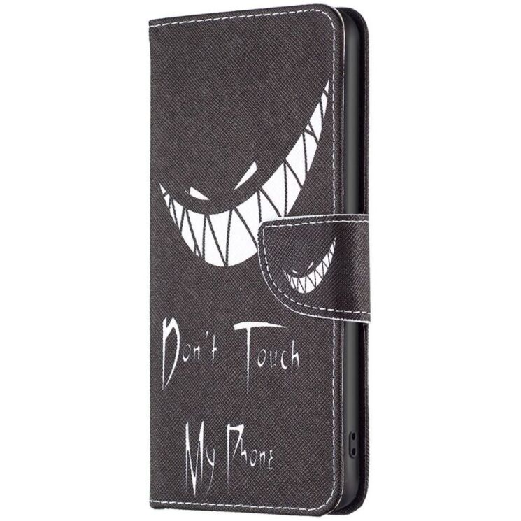 Чехол-книжка Deexe Color Wallet для Realme C63 / C61 / Note 60x - Don't Touch My Phone: фото 3 из 6
