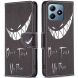 Чехол-книжка Deexe Color Wallet для Realme C63 / C61 / Note 60x - Don't Touch My Phone (359700B). Фото 1 из 6