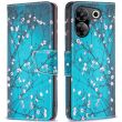 Чехол-книжка Deexe Color Wallet для TECNO Camon 20 Pro (CK7n) - Plum Blossom (329915A)