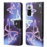 Чохол-книжка Deexe Color Wallet для Xiaomi Redmi Note 10 Pro - Beautiful Butterfly (278424F)