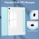 Чехол-книжка Deexe Crystal Back для Samsung Galaxy Tab S10 FE Plus - Baby Blue (378507TT). Фото 6 из 8