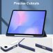 Чехол-книжка Deexe Crystal Back для Samsung Galaxy Tab S10 FE Plus - Baby Blue (378507TT). Фото 5 из 8