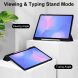 Чехол-книжка Deexe Crystal Back для Samsung Galaxy Tab S10 FE Plus - Baby Blue (378507TT). Фото 3 из 8