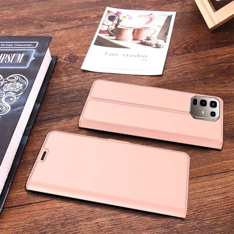 Чехол-книжка Deexe Faro Wallet для Infinix Note 50 / Note 50 Pro - Rose Gold: фото 7 из 7