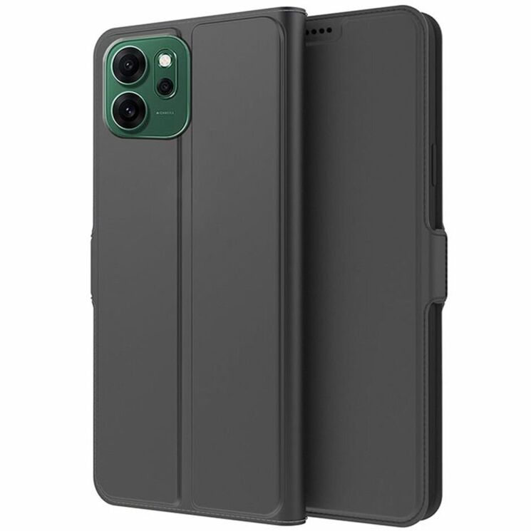 Чохол-книжка Deexe Faro Wallet для OPPO Reno 14 F/FS - Black: фото 1 з 7