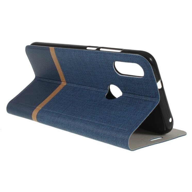 Чохол-книжка Deexe Lines Texture для Xiaomi Mi Play - Blue: фото 5 з 5