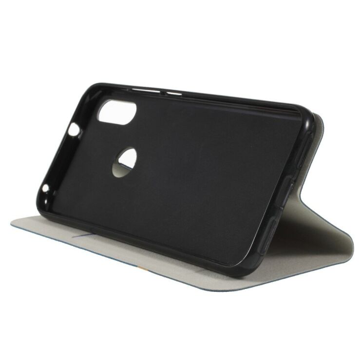 Чохол-книжка Deexe Lines Texture для Xiaomi Mi Play - Blue: фото 4 з 5