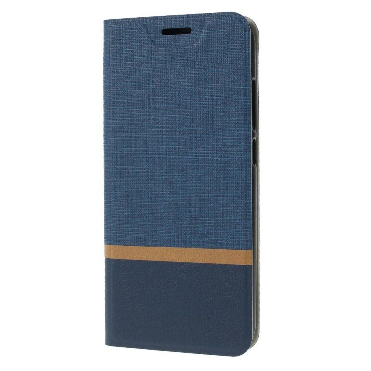 Чохол-книжка Deexe Lines Texture для Xiaomi Mi Play - Blue: фото 3 з 5