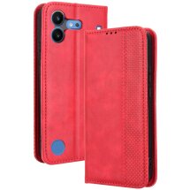 Чохол-книжка Deexe Retro Style для Nothing Phone (4b) - Red: фото 1 з 17