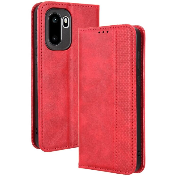 Чехол-книжка Deexe Retro Style для OnePlus 15R / Ace 6 / Ace 6T - Red: фото 1 из 19