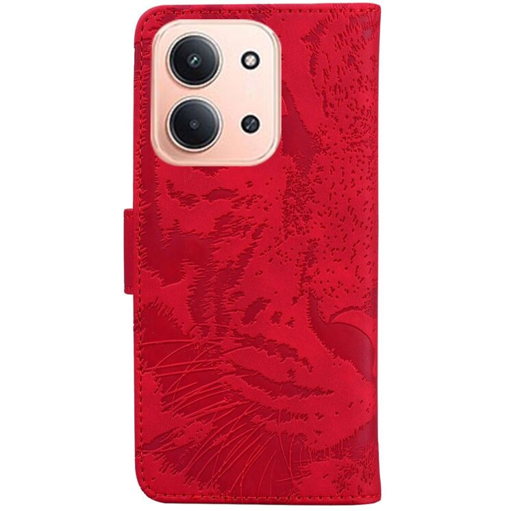 Чохол-книжка Deexe Tiger для Xiaomi Redmi 15C / Poco C85 - Red: фото 6 з 7