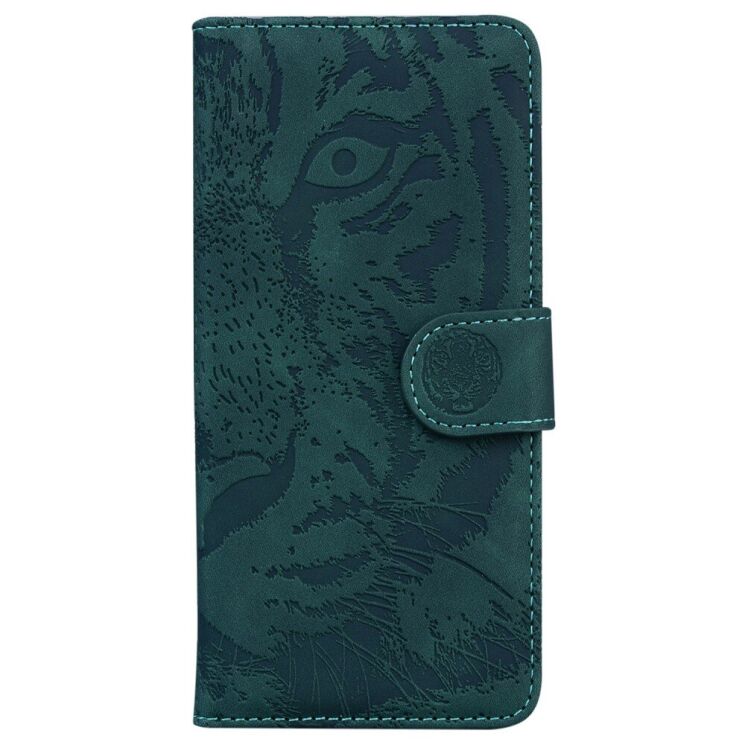 Чехол-книжка Deexe Tiger для Xiaomi Redmi Note 14 4G - Green: фото 5 из 7