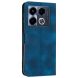 Чехол-книжка Deexe Triangle Series для Infinix Note 40 - Sapphire (351414DB). Фото 3 из 13