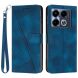 Чехол-книжка Deexe Triangle Series для Infinix Note 40 - Sapphire (351414DB). Фото 1 из 13