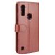 Чохол-книжка Deexe Wallet Style для Motorola Moto E6S / Moto E6i - Brown (291019Z). Фото 7 з 8